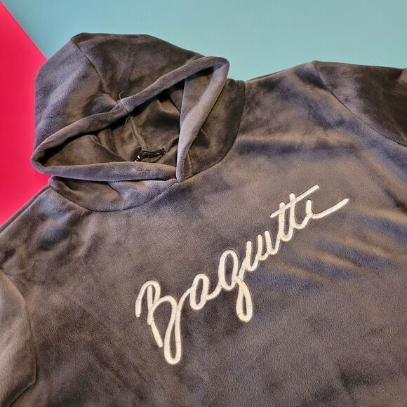 2/$20 Vintage grey winter long length hoodies sweatshirt sweater - Picture 2 of 5